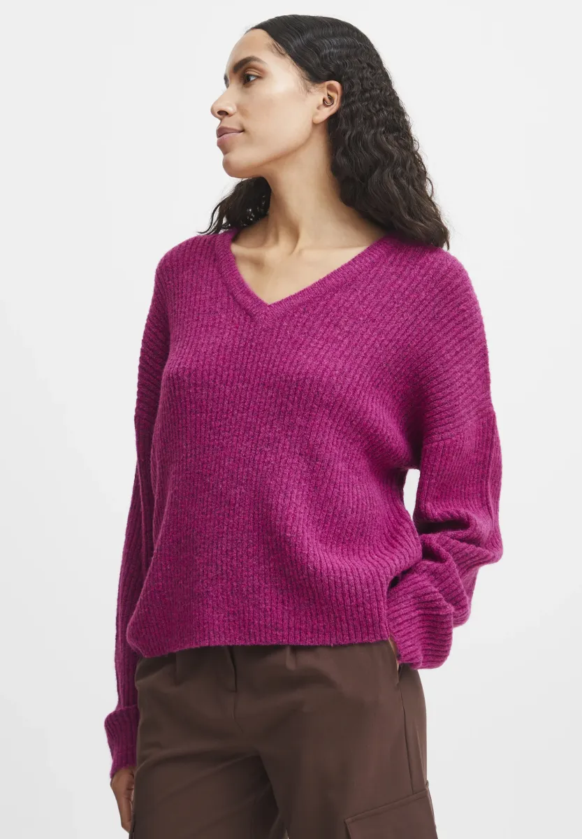 BYONEMA - Strickpullover - festival fuchsia