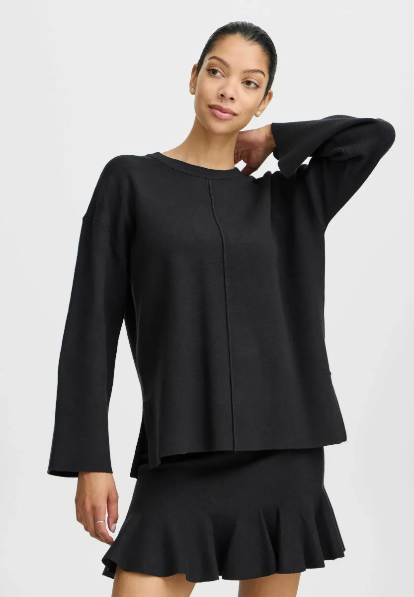 BYOTARI - Strickpullover - black