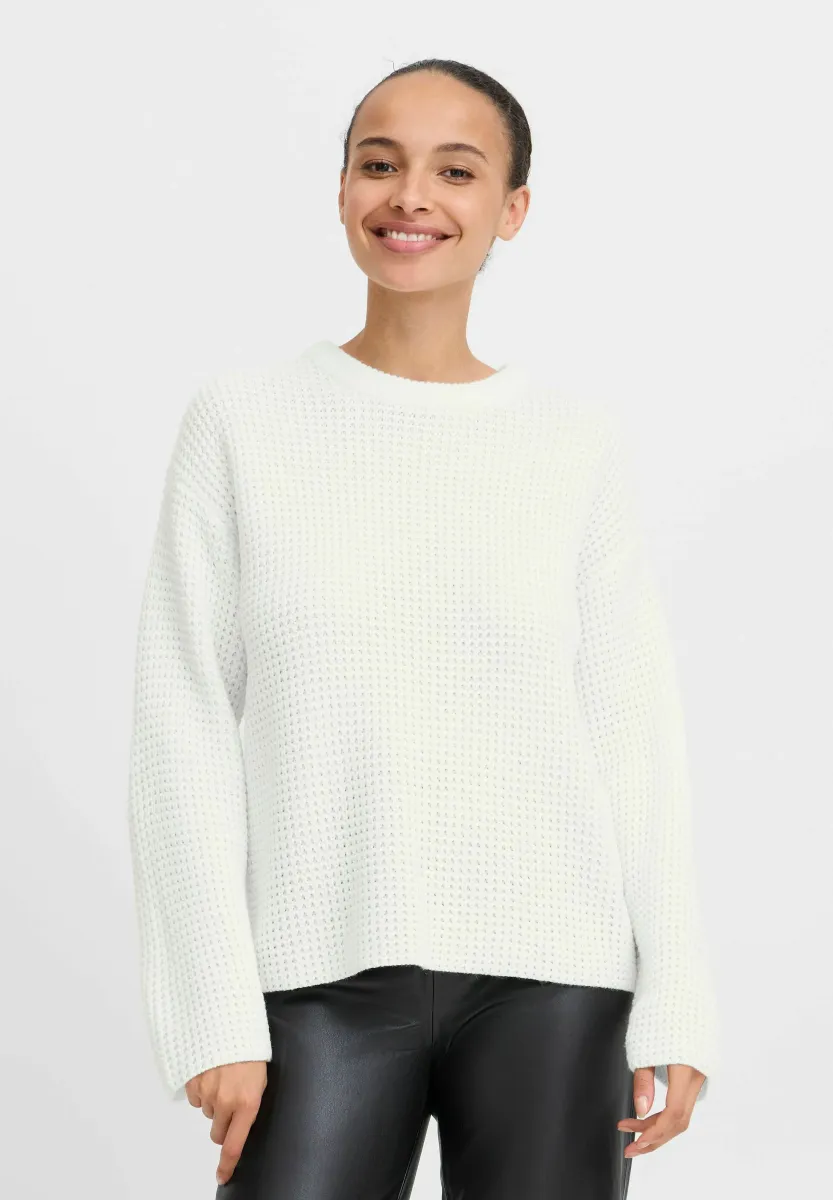 BYOTINKA - Strickpullover - marshmallow