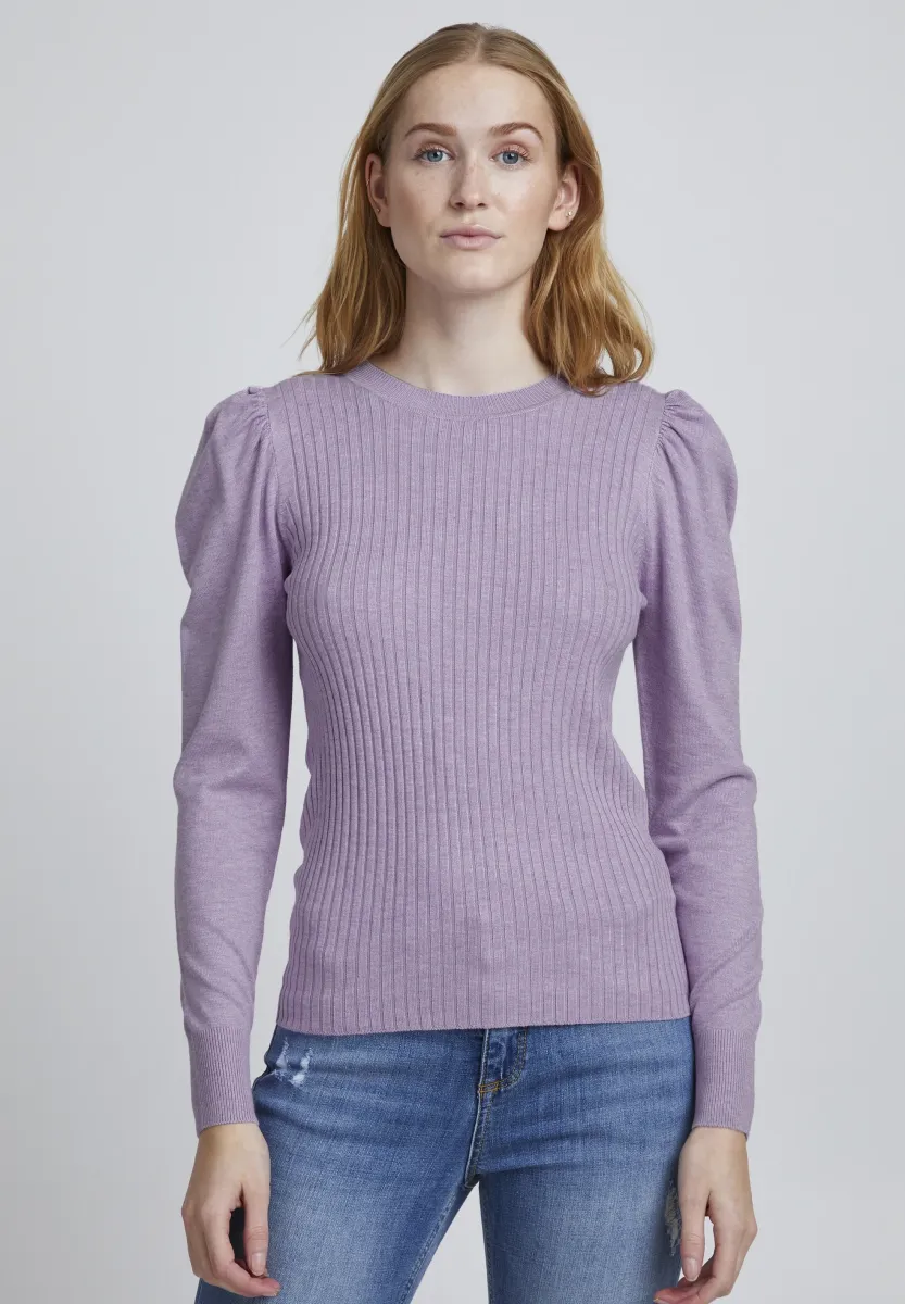 BYPimba - Strickpullover - pastel lilac melange
