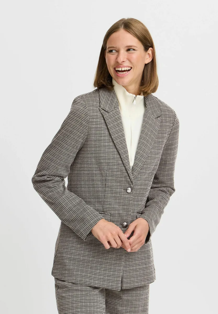 BYROWAN STRIPE BLAZER - Blazer - black mix