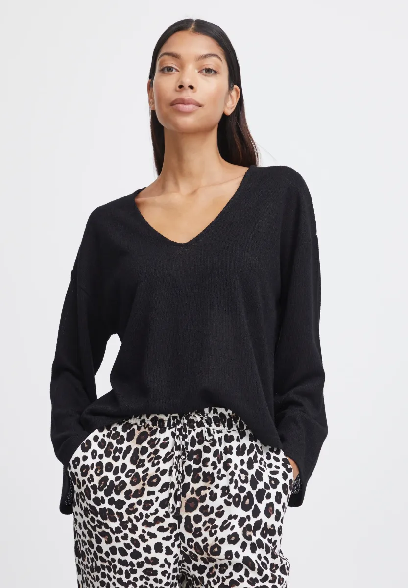 BYSIF - Strickpullover - black