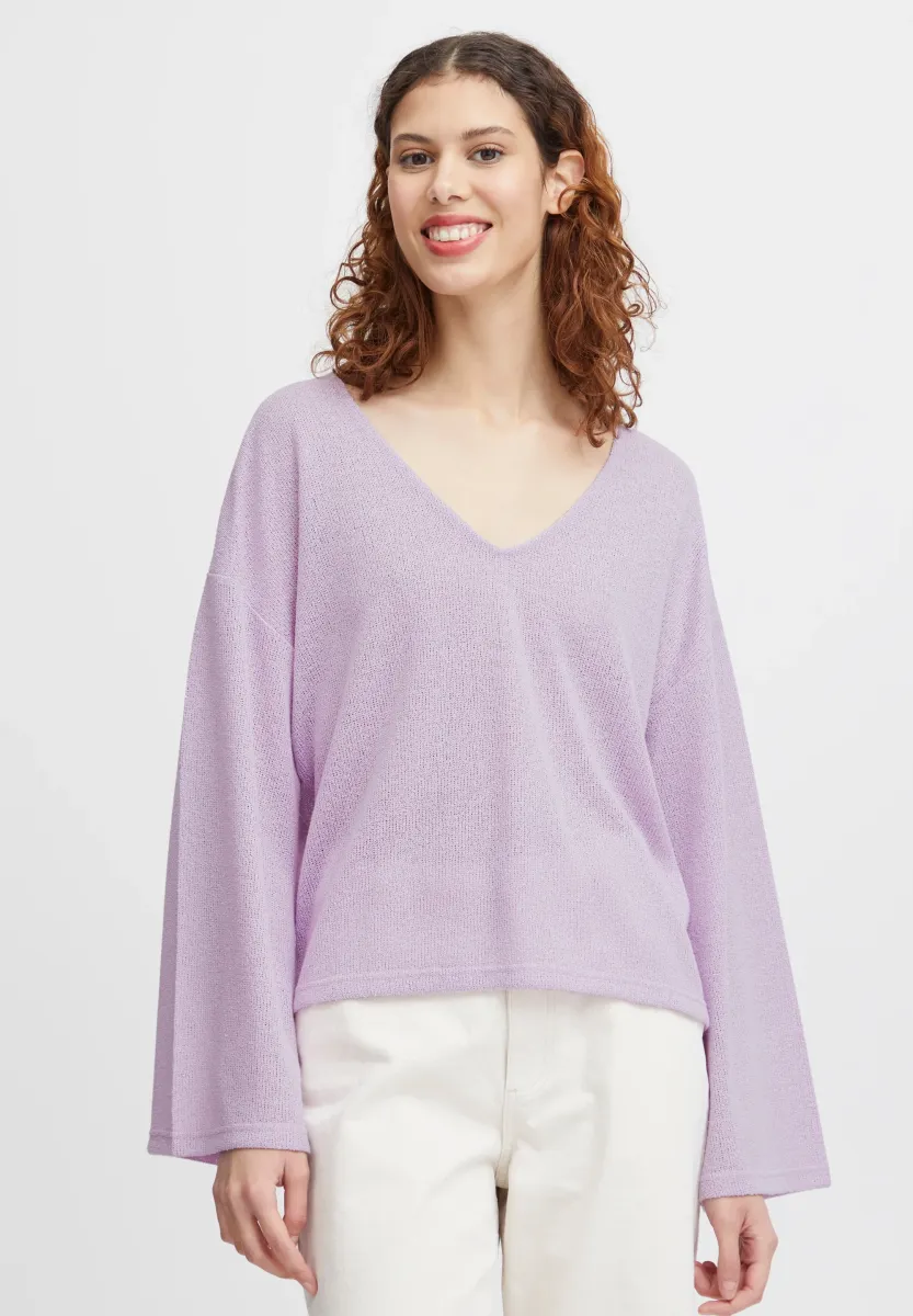 BYSIF - Strickpullover - orchid bloom