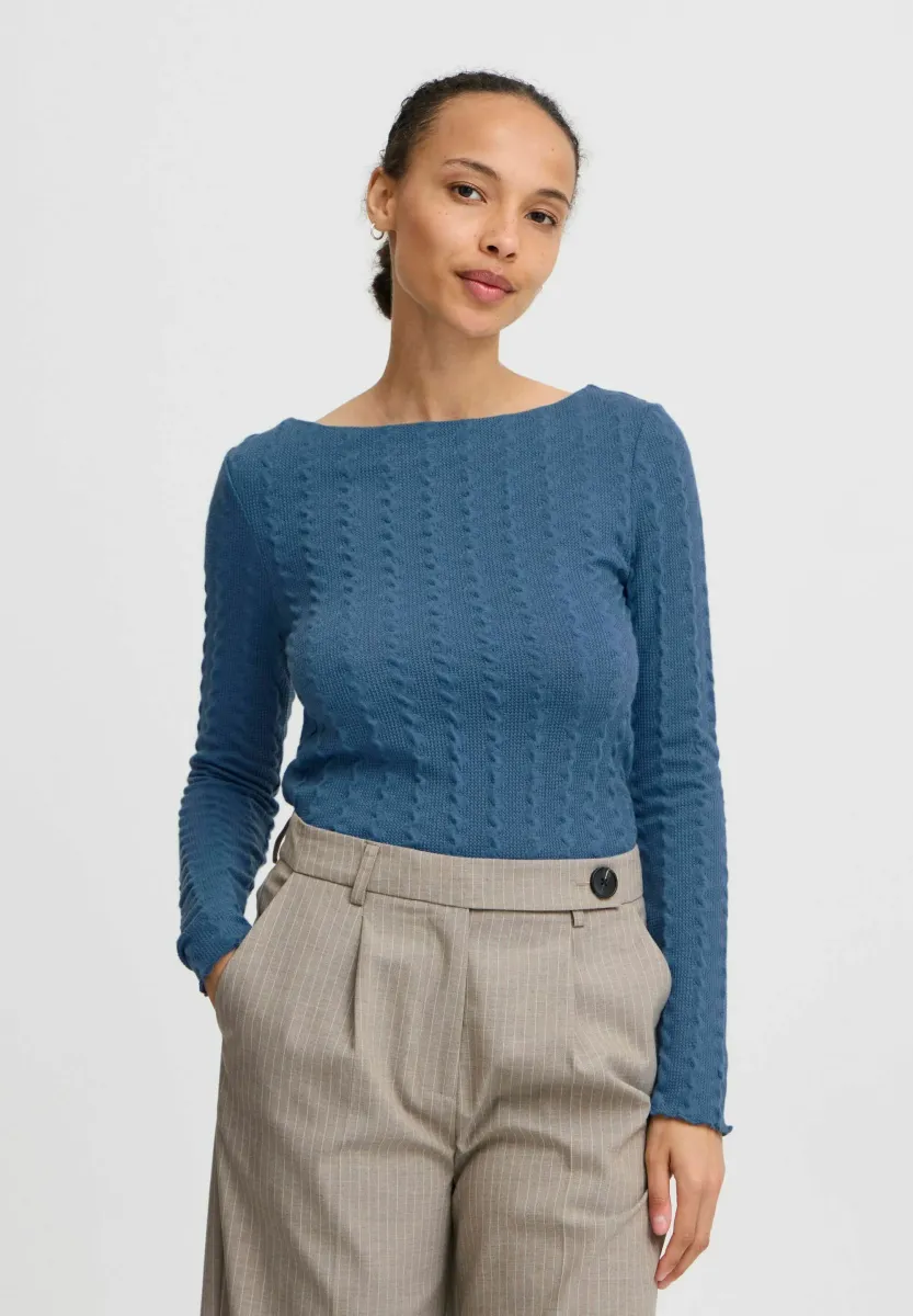 BYTHEANA - Strickpullover - blue horizon melange