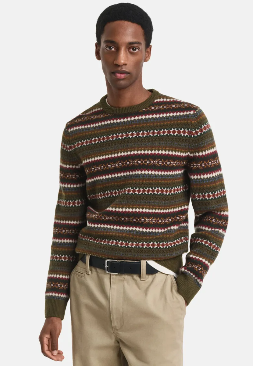 C-NECK - Strickpullover - country green
