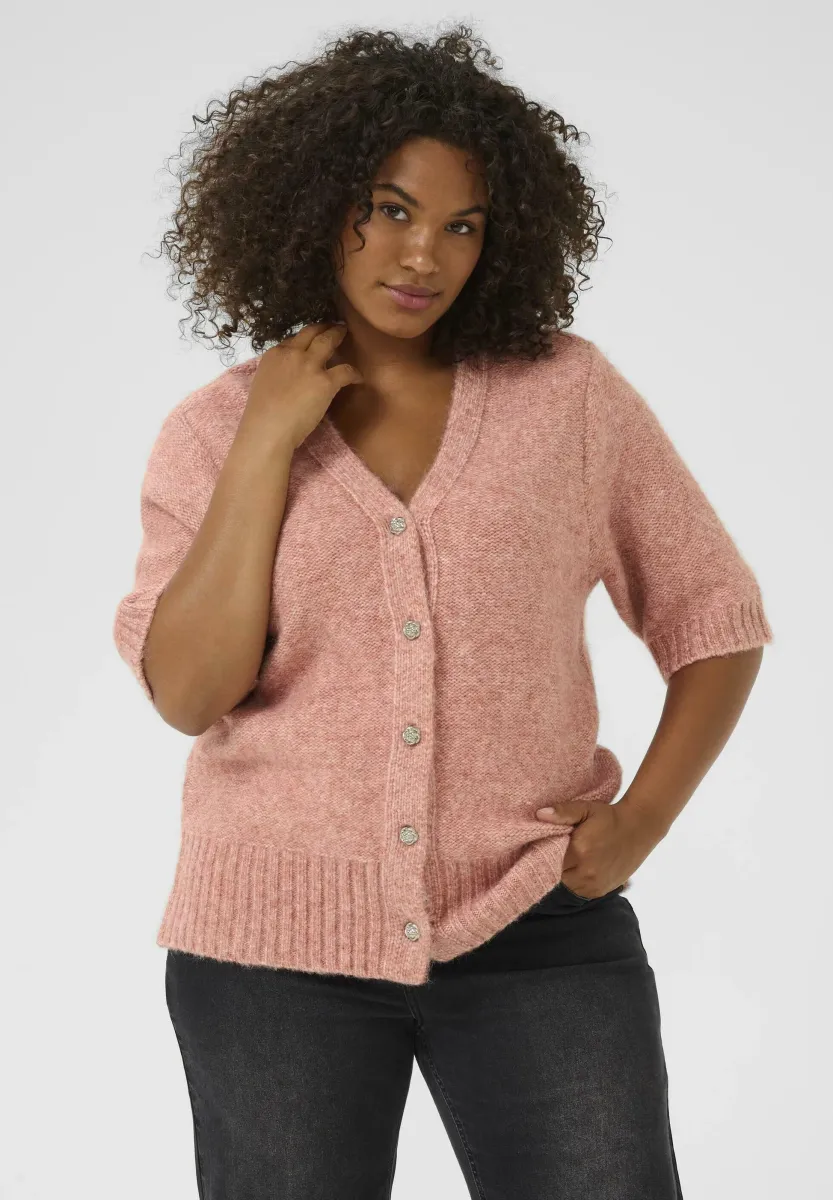 CABIS - Strickjacke - light mahogany melange
