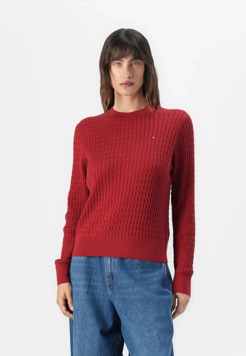 CABLE FINE  - Strickpullover - regatta red