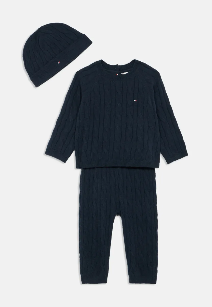 CABLE GIFT BOX SET UNISEX - Mütze - dark night navy