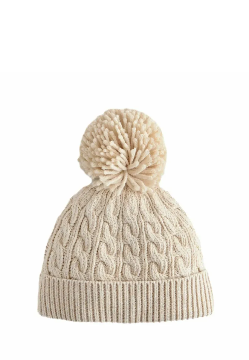 CABLE POM  - Mütze - cream