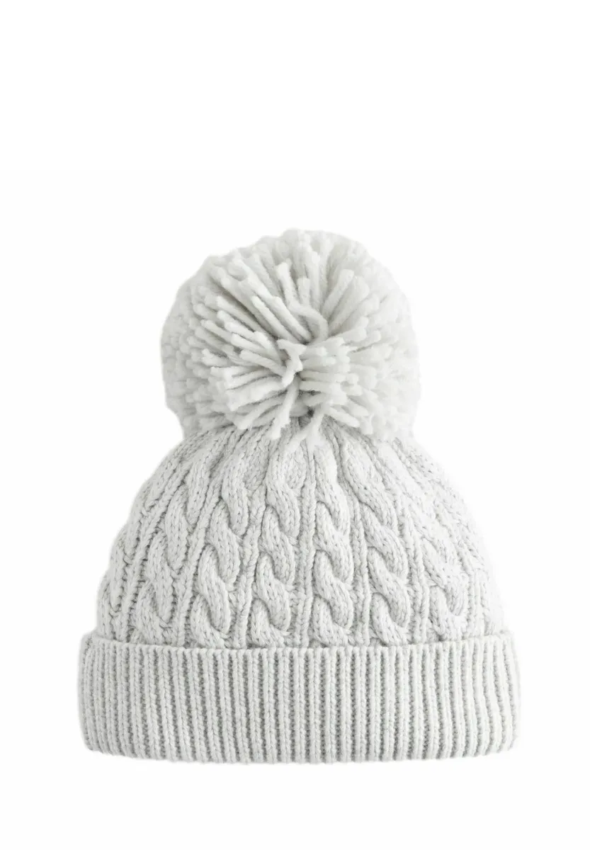 CABLE POM  - Mütze - grey