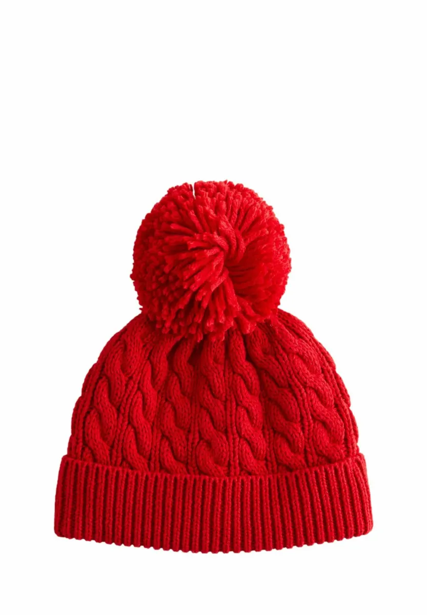 CABLE POM  - Mütze - red bright