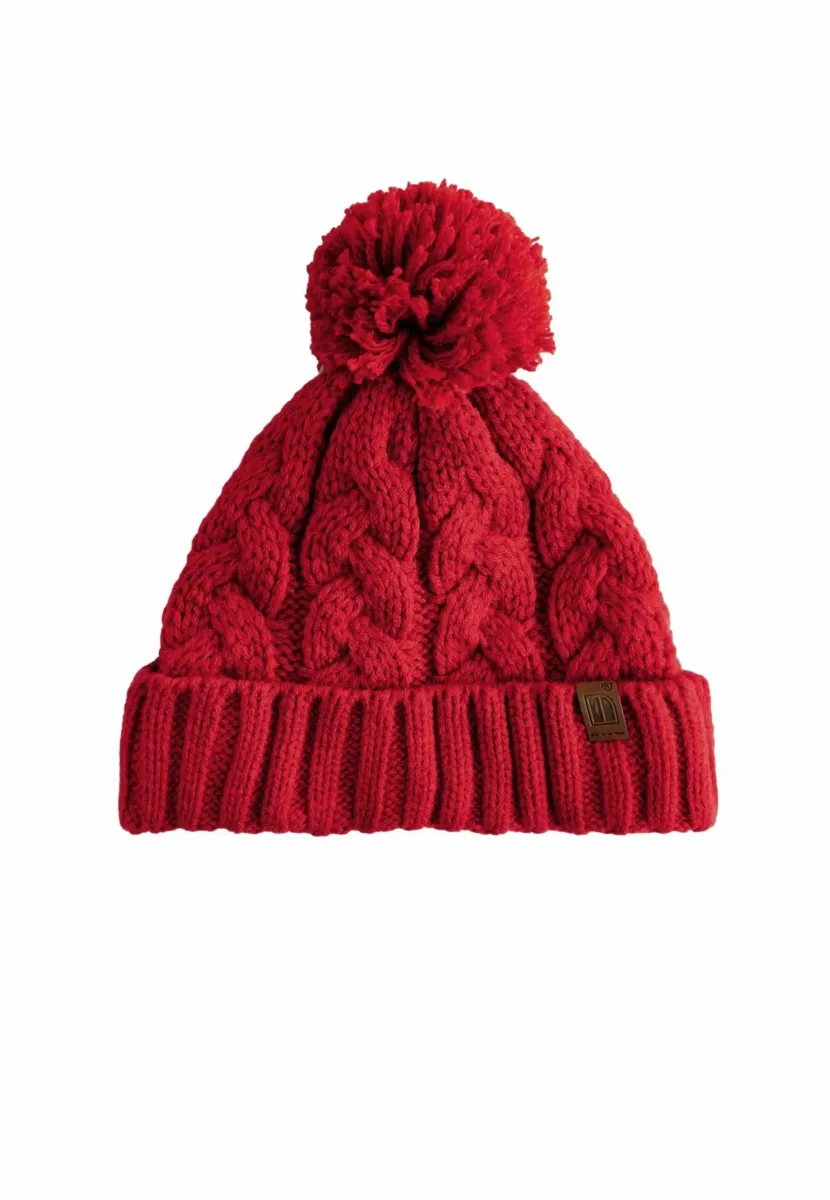 CABLE - REGULAR FIT - Mütze - red