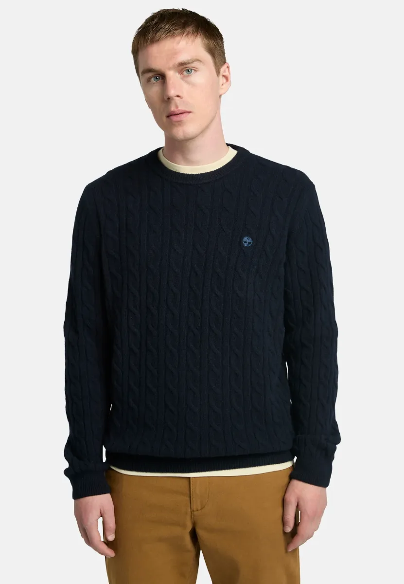 CABLE - Strickpullover - dark sapphire dark denim
