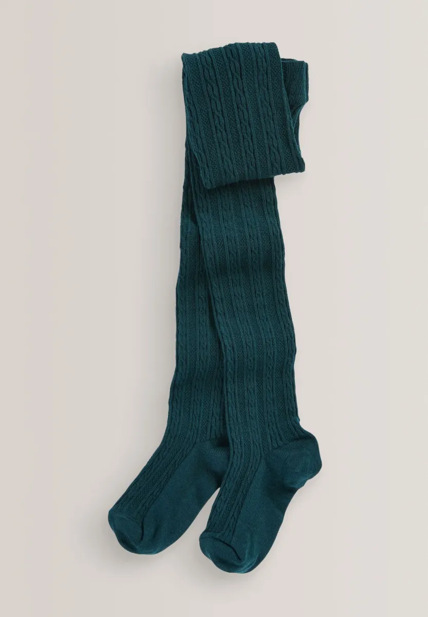 CABLE - Strumpfhose - forest green