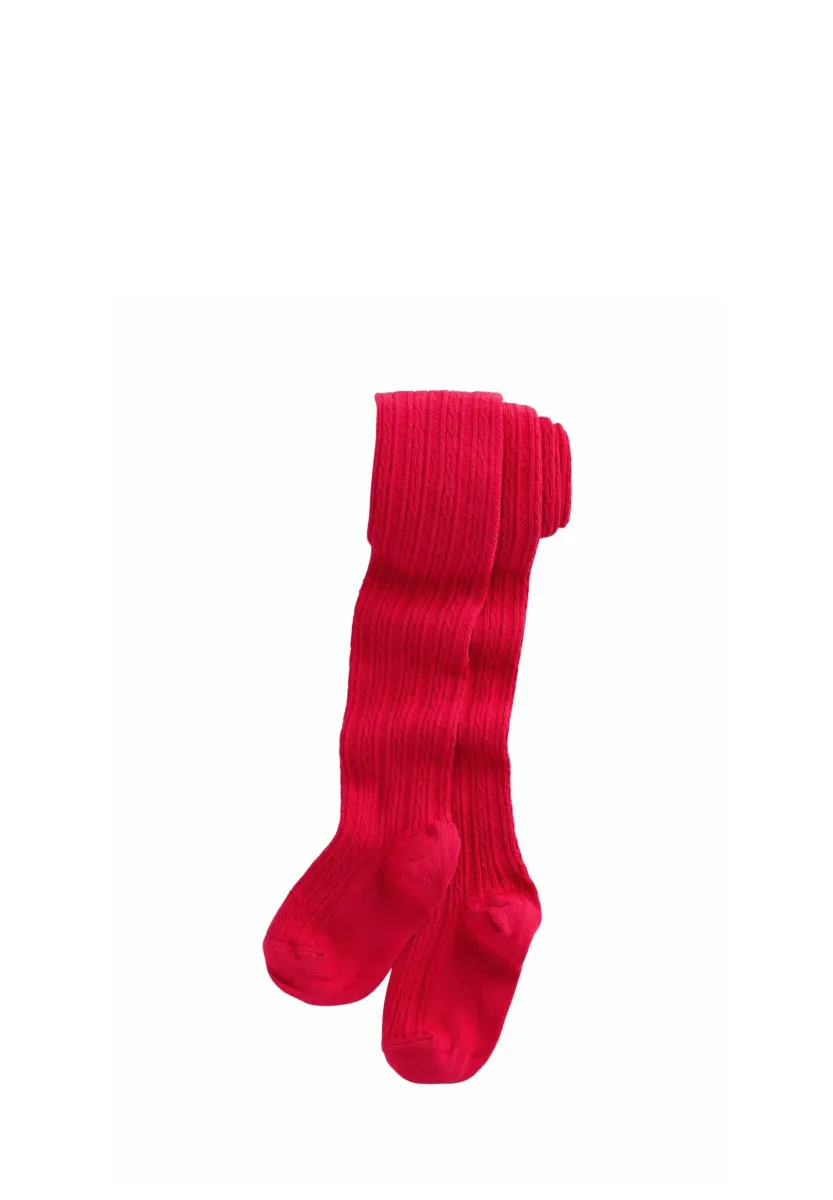 CABLE - Strumpfhose - new red