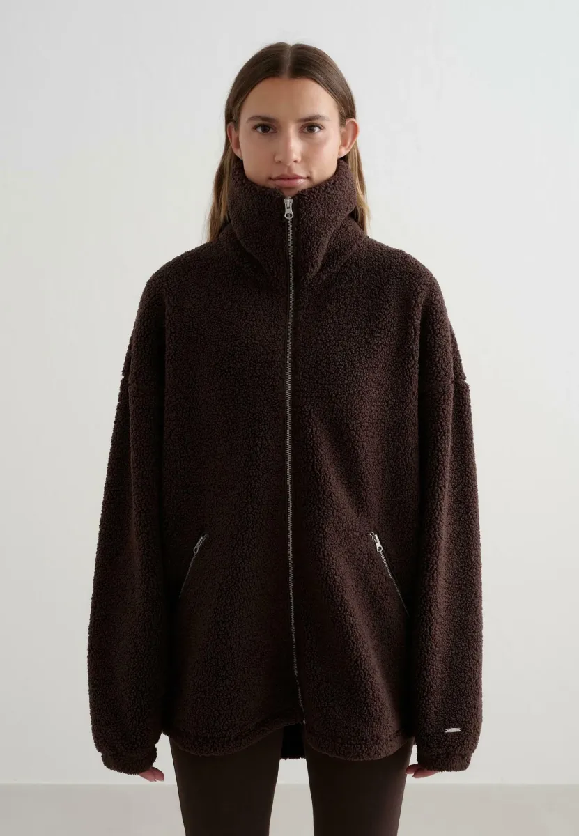 CACAO PILE - Fleecejacke - brown