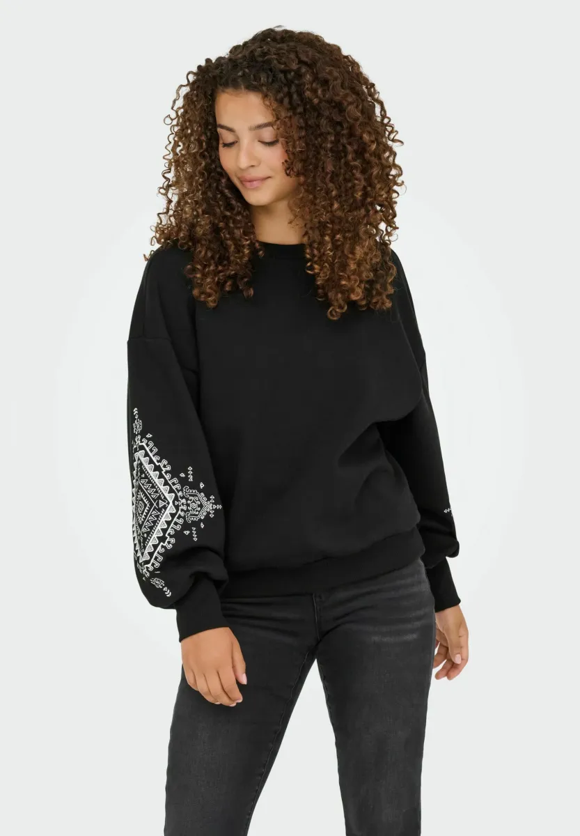 CALLY  - Sweatshirt - black