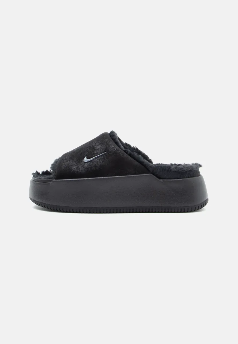 CALM ELEVATION - Pantolette hoch - black