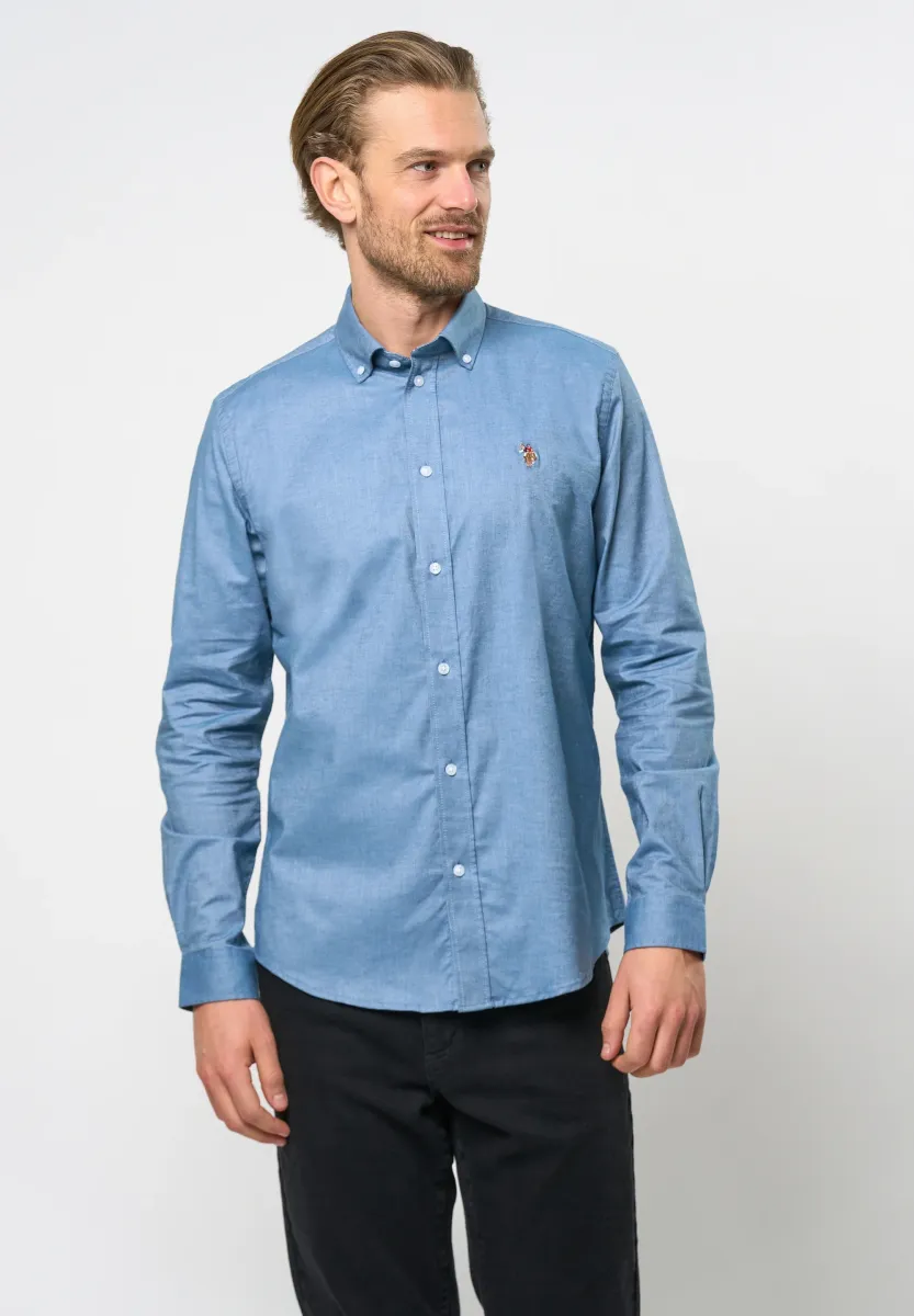CALVERT REG FIT - Hemd - indian teal