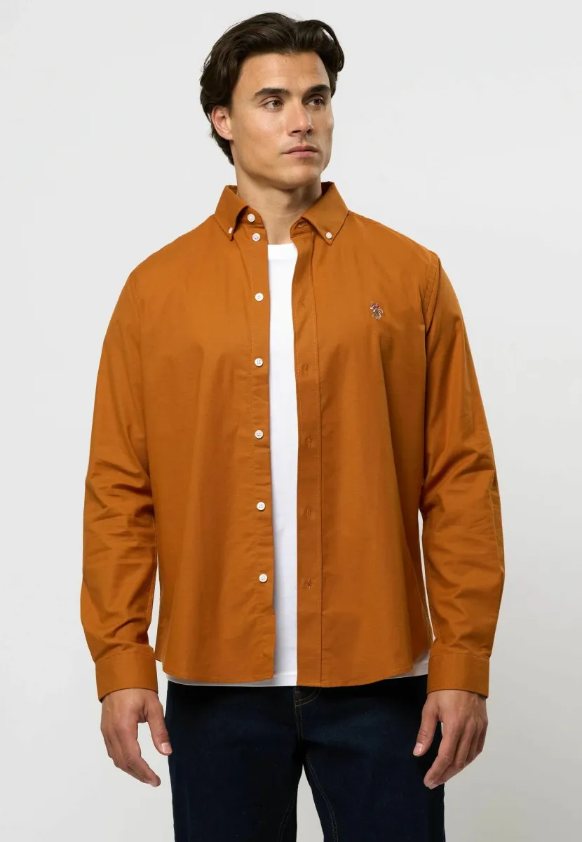 CALVERT REG FIT - Hemd - pumpkin spice