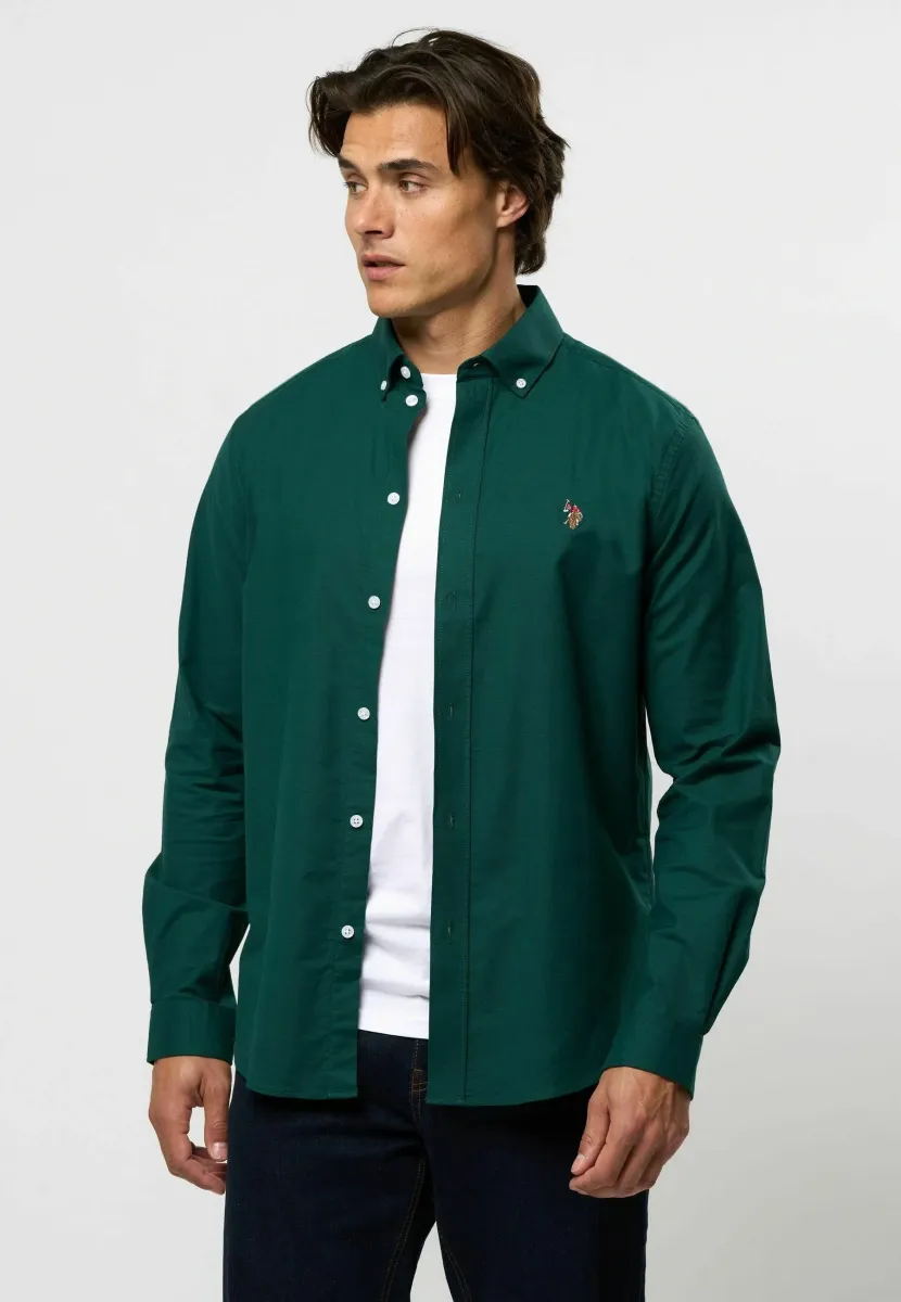 CALVERT REG FIT - Hemd - rain forest