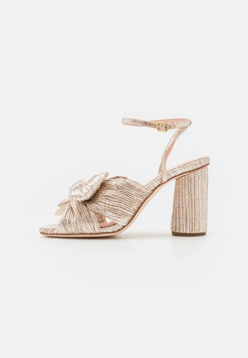 CAMELLIA CHAMP - Riemensandalette - gold-coloured