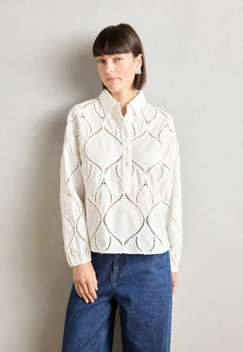 CAMINNO SHIRT - Bluse - ecru