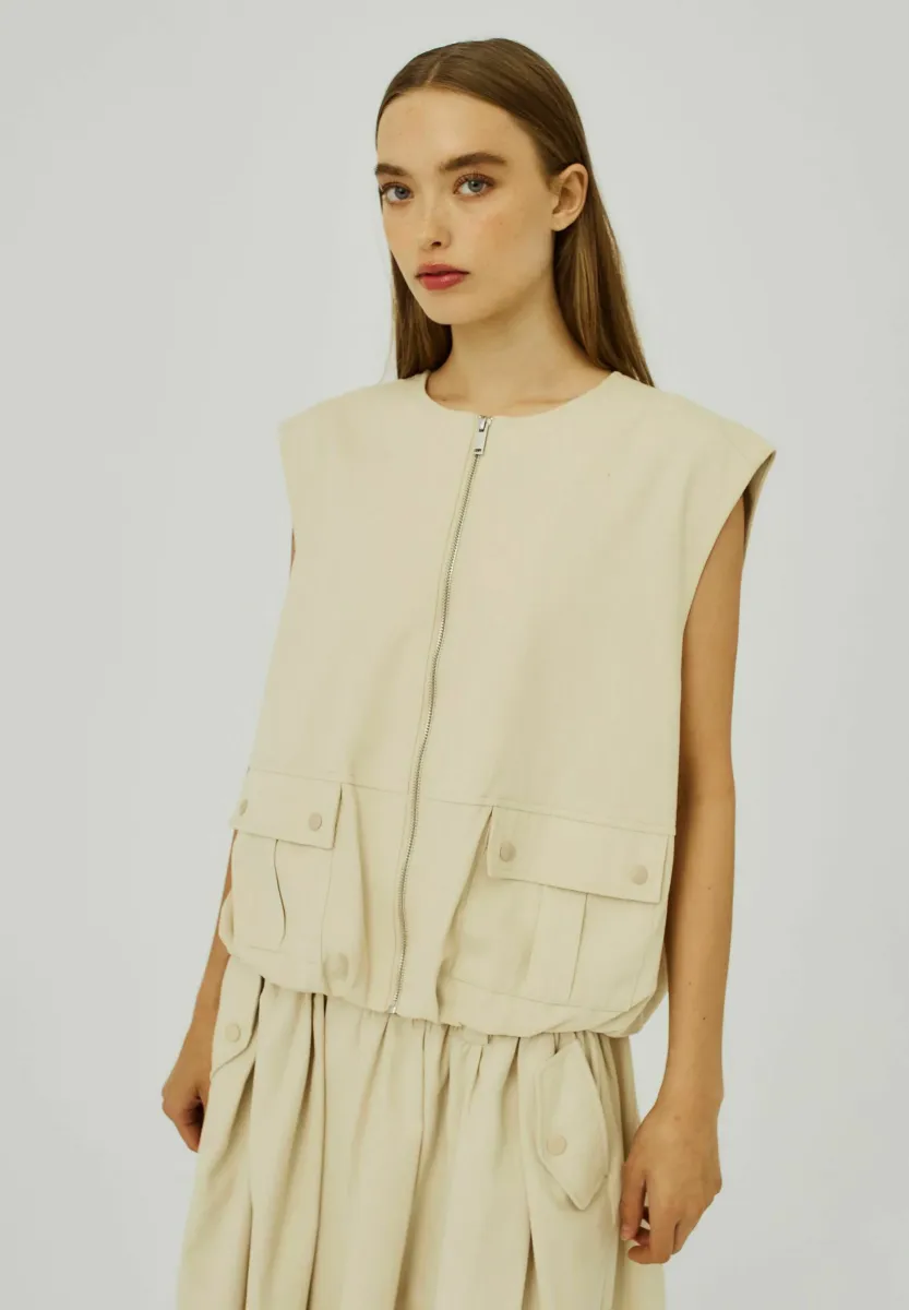 CAMIS  - Weste - ivory