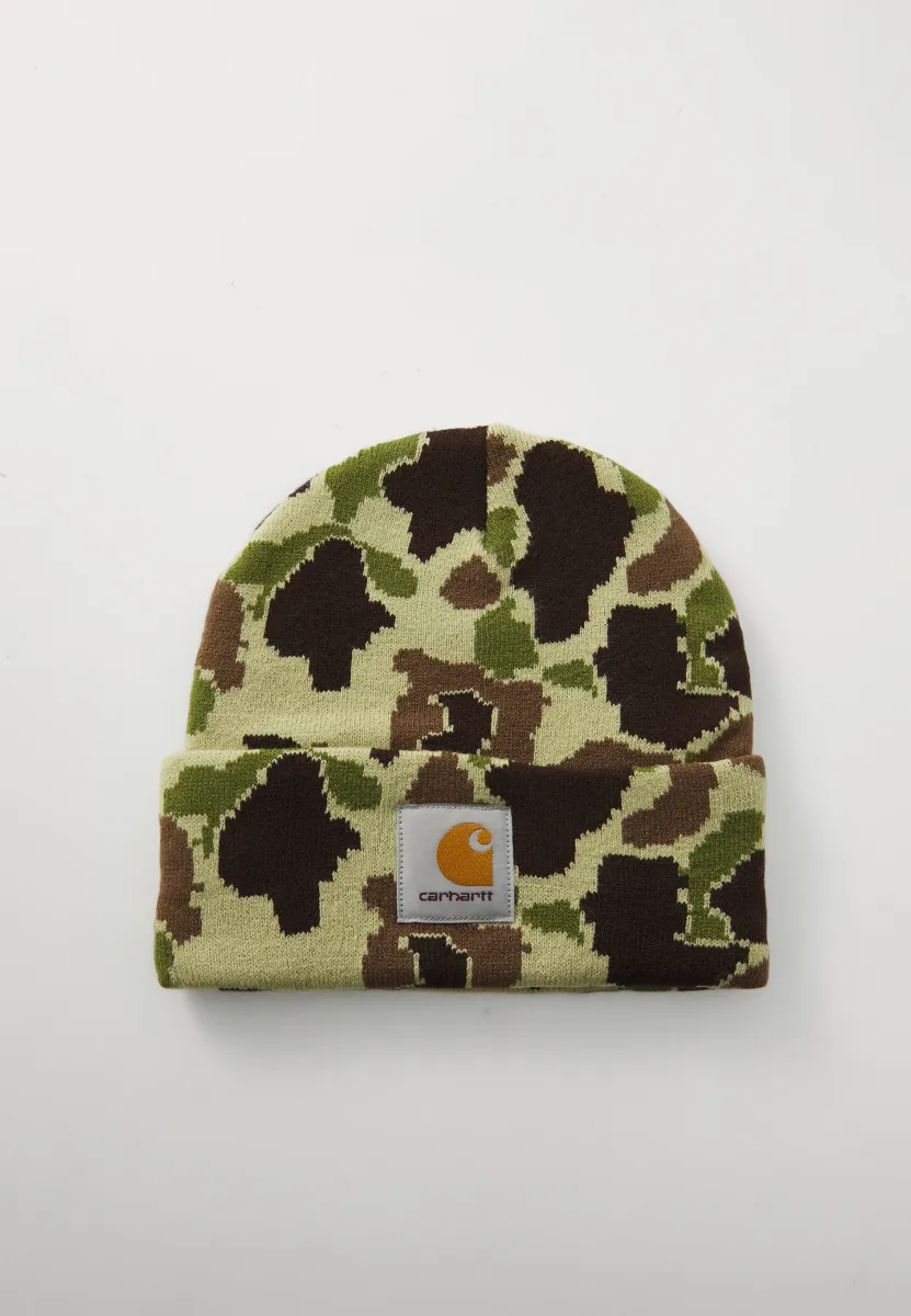 CAMO DUCK BEANIE UNISEX - Mütze - green