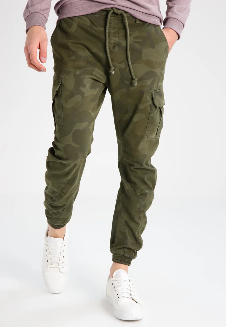 CAMO JOGGING  - Cargohose - olive