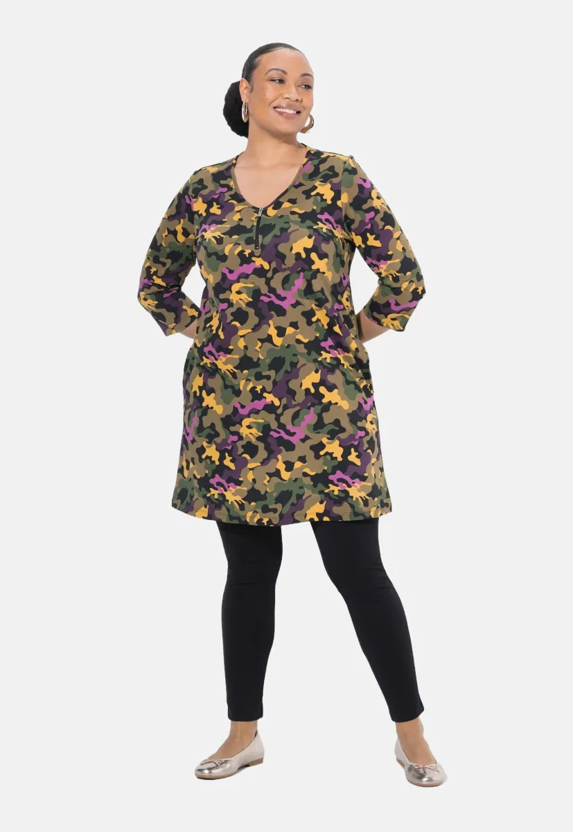 CAMO PRINT EMPIRE - Langarmshirt - olive grey