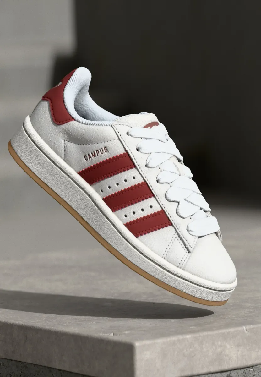 CAMPUS 00S - Skateschuh - crystal white/core white/preloved ruby