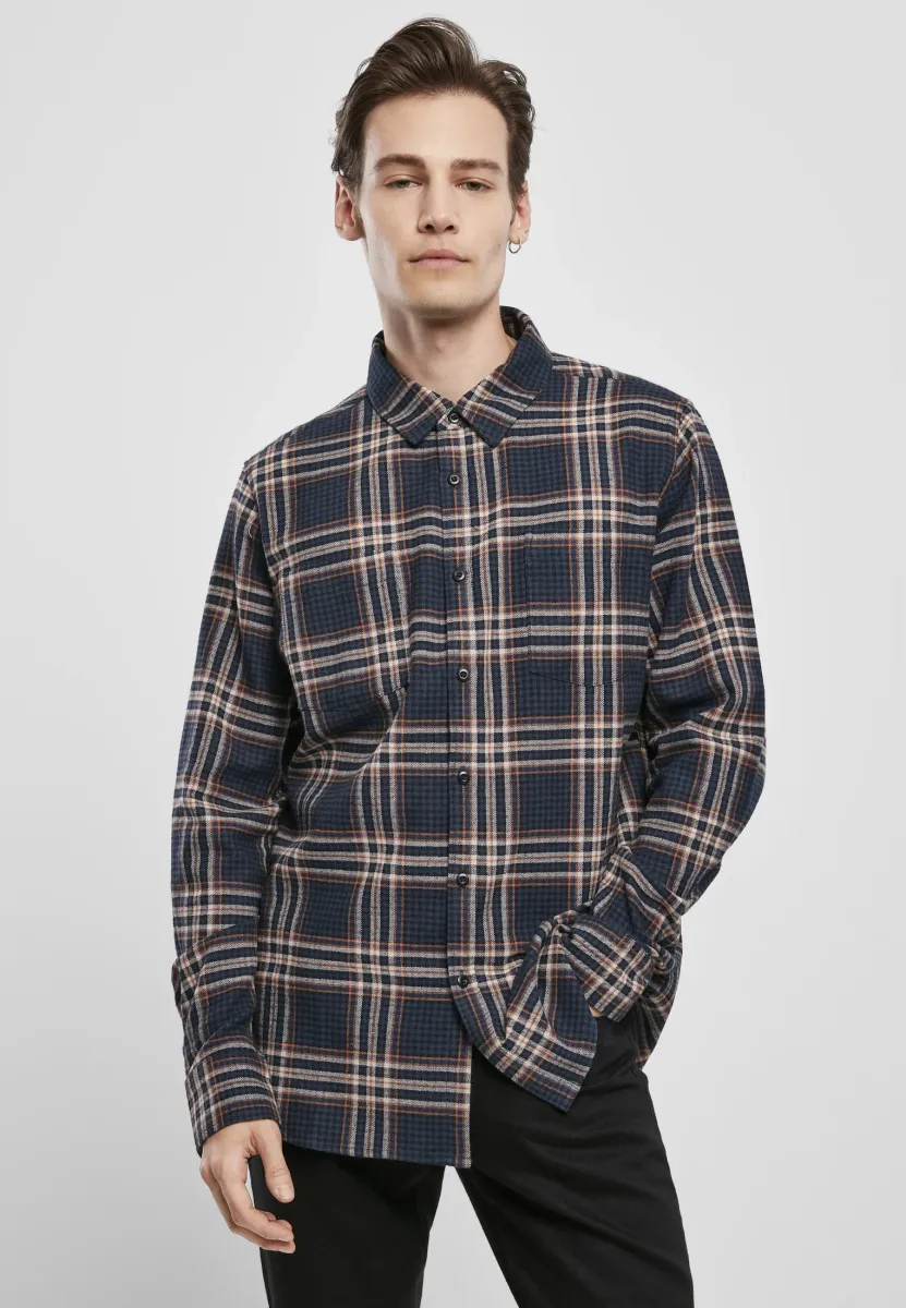 CAMPUS - Hemd - darkblue rustred