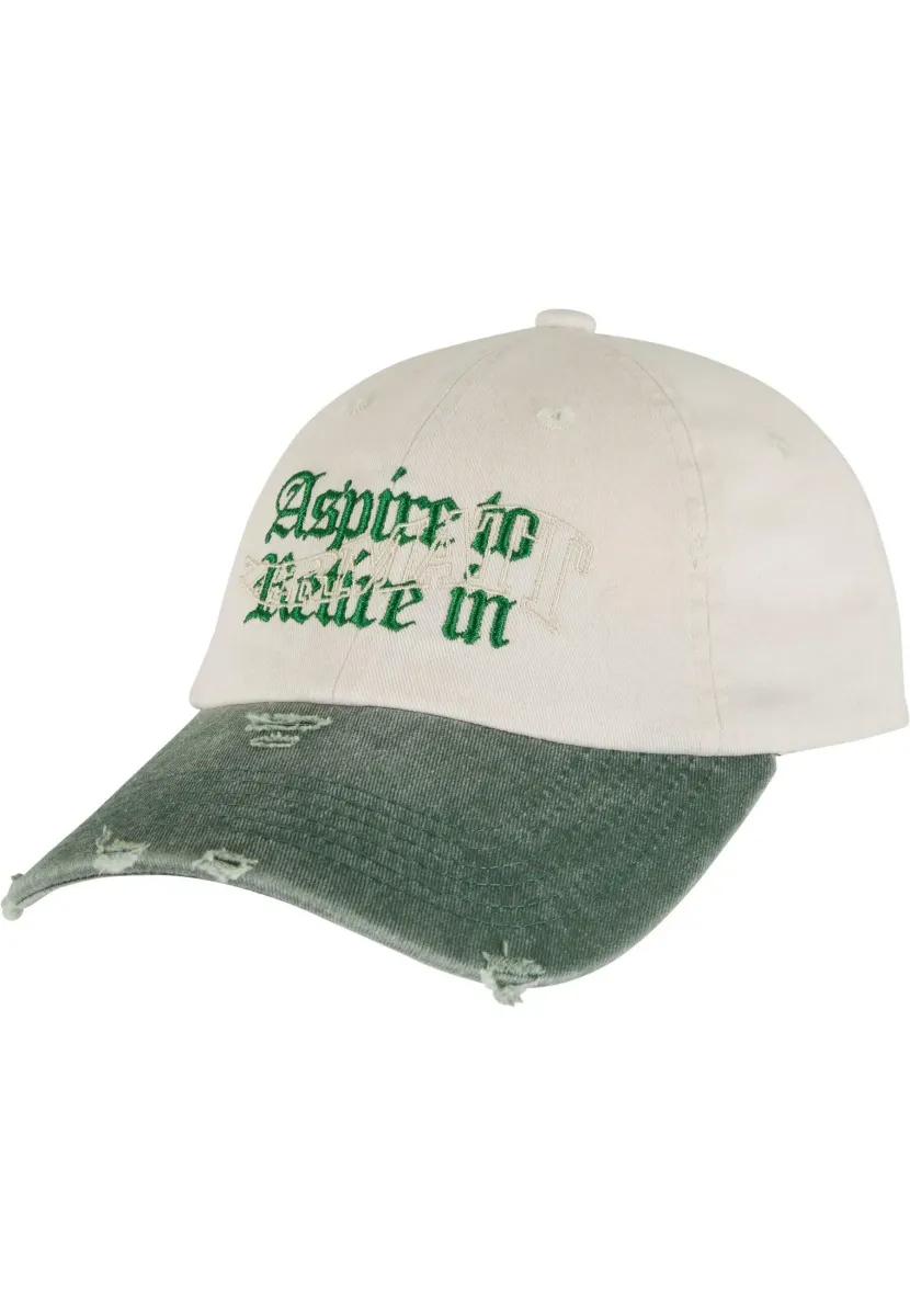 Cap - beige washedgreen
