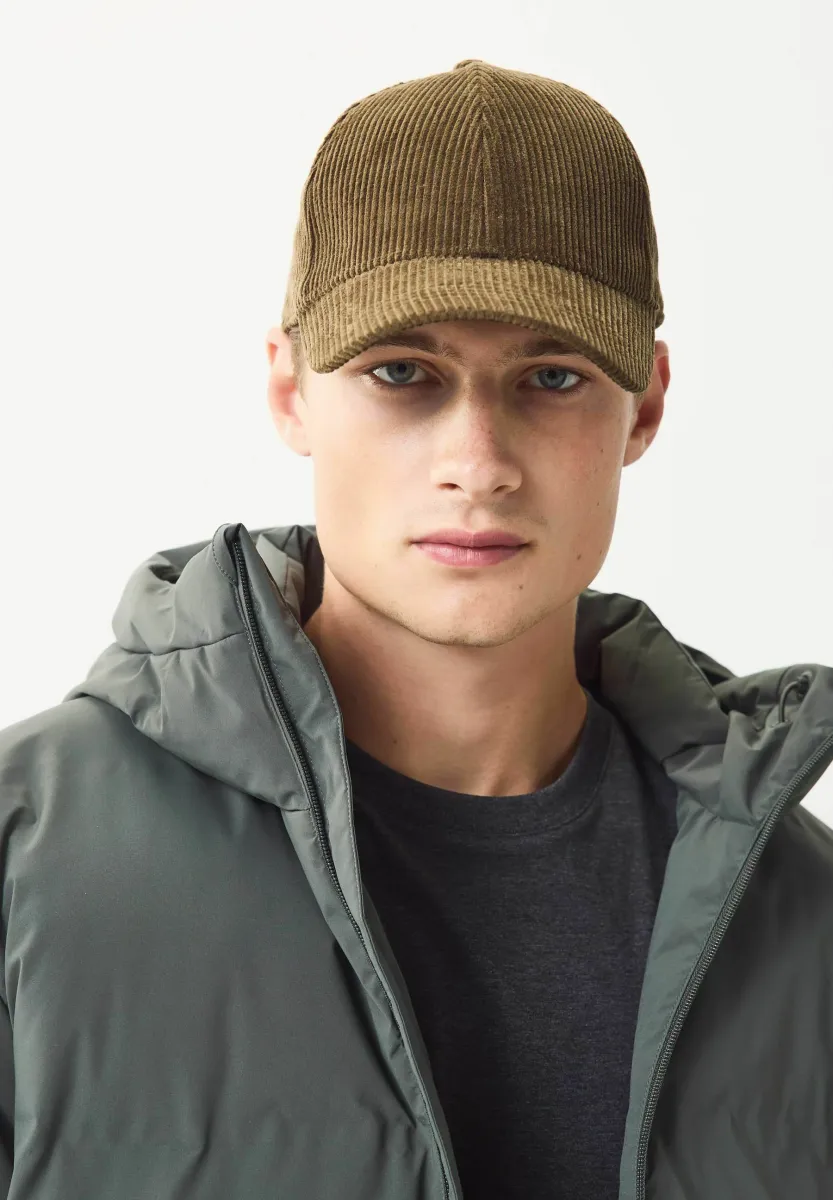 Cap - chocolate brown cord