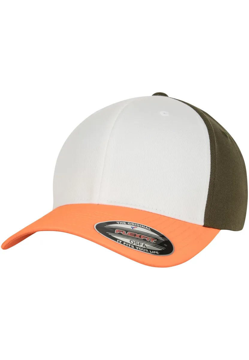 Cap - neonorange/white/olive