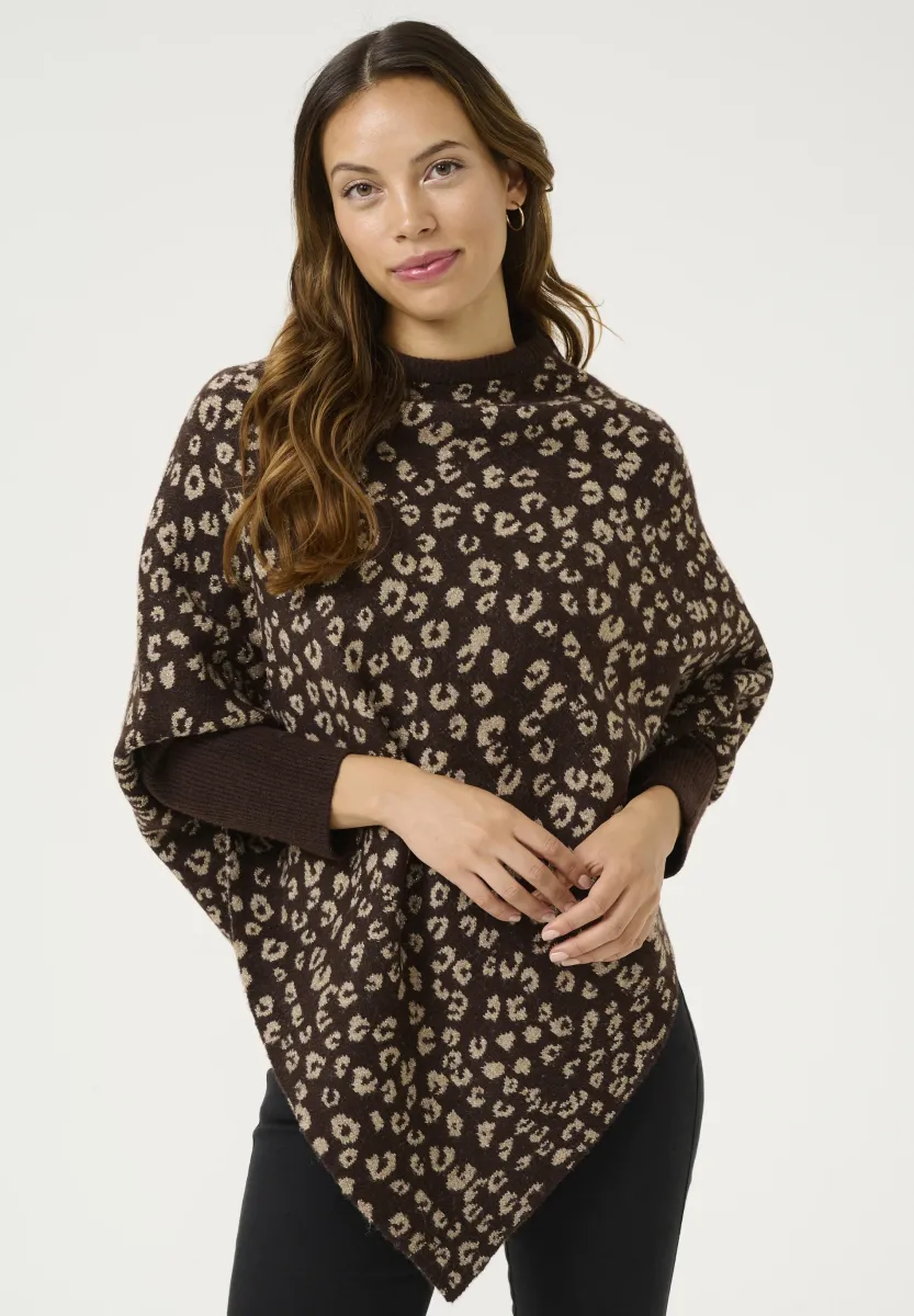 Cape - shoppingbag taupe gray