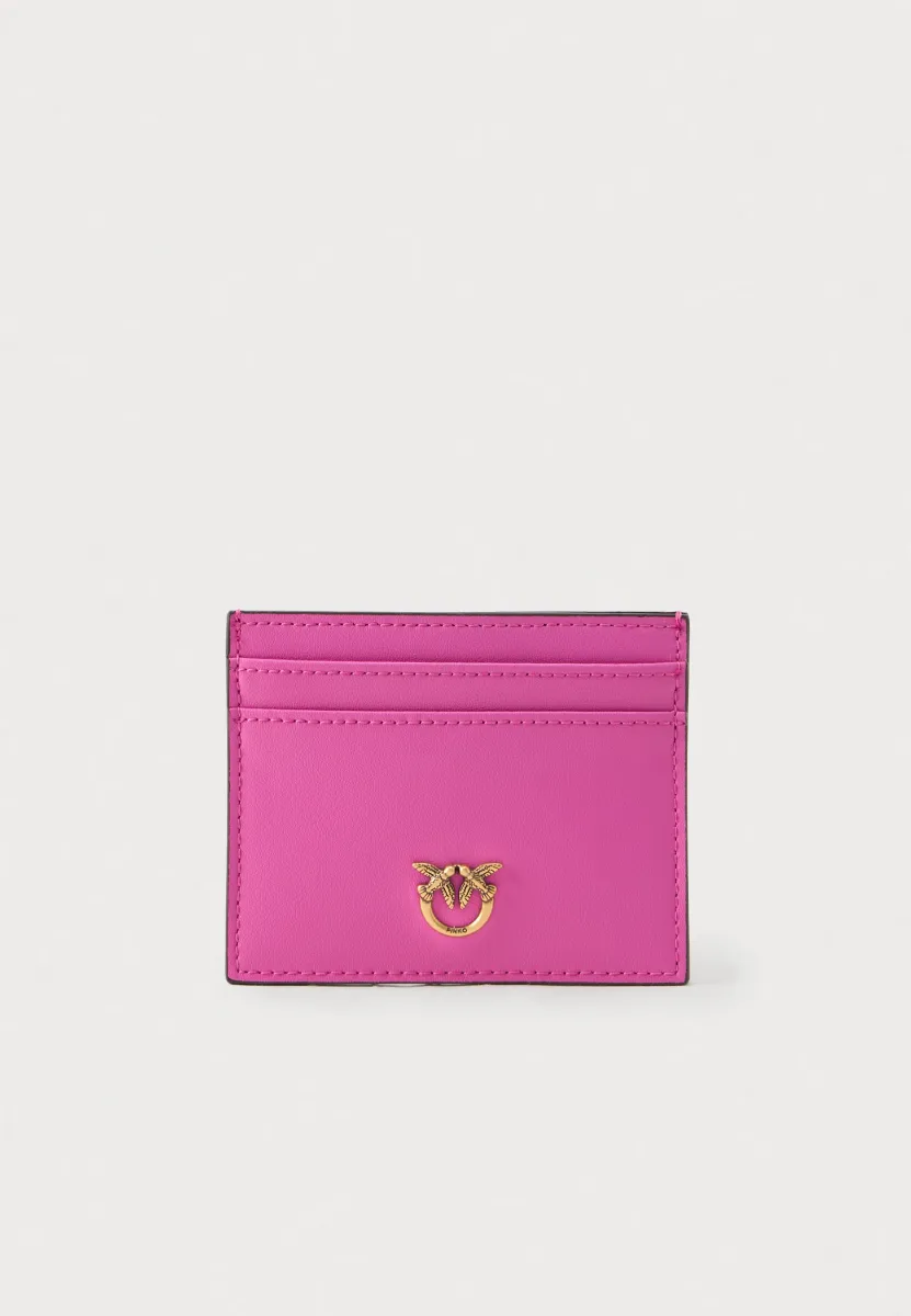 CARD HOLDER SIMPLY - Geldbörse - rosa flogo/gold-coloured