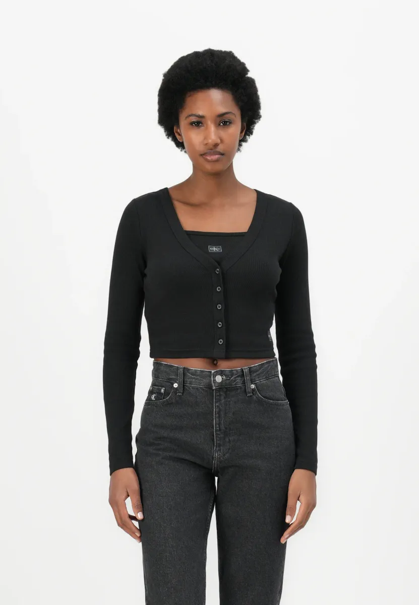 CARD - Strickjacke - black