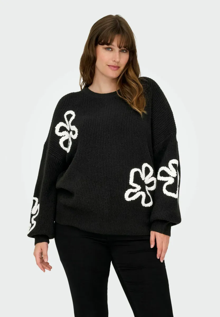 CARDAISY - Strickpullover - black