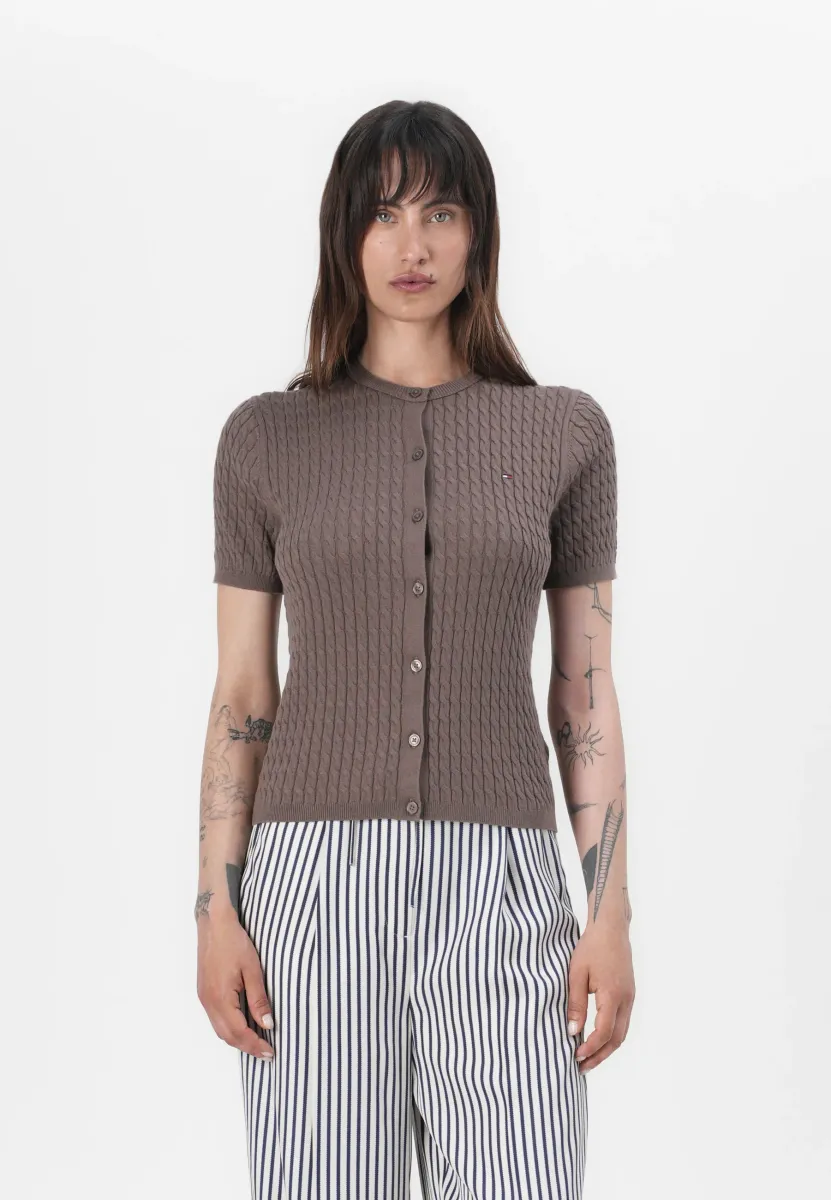 CARDI - Strickjacke - hot coco