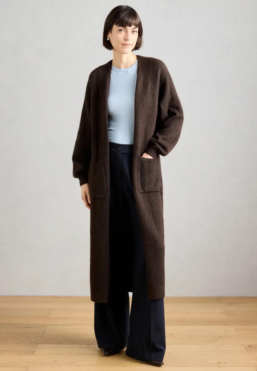 CARDIGAN AMAKA - Strickjacke - brown