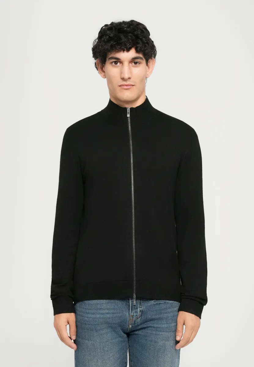 CARDIGAN - Strickjacke - black