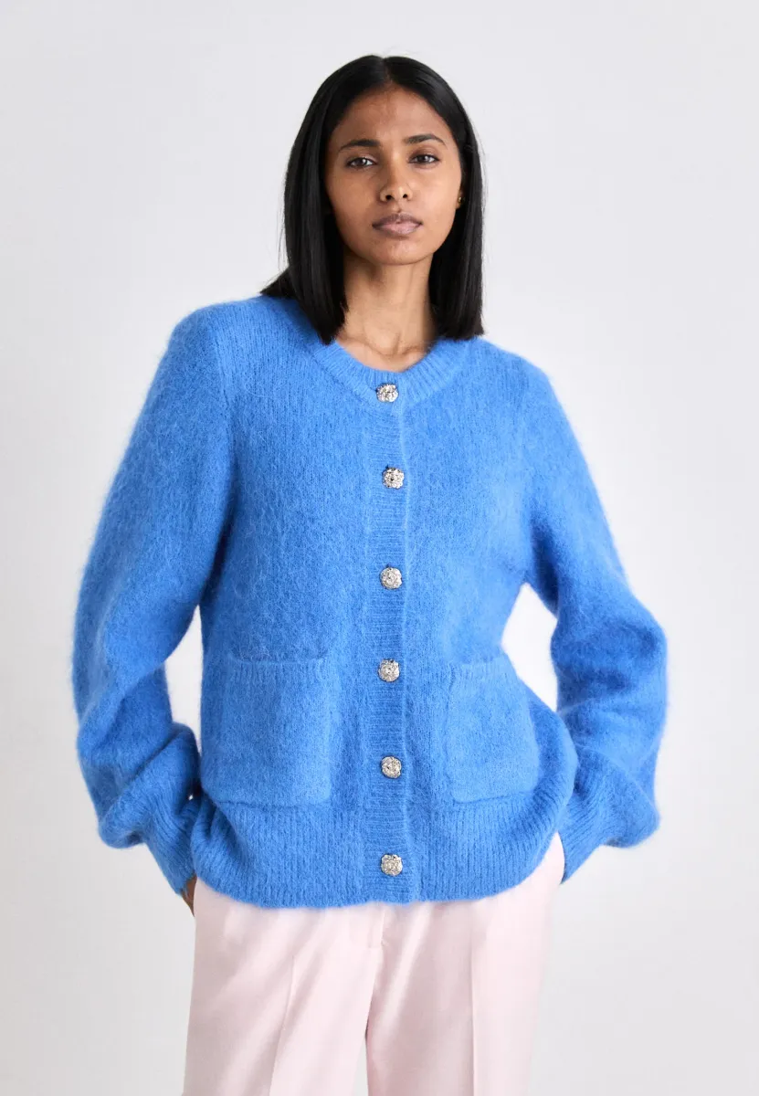 CARDIGAN - Strickjacke - blue