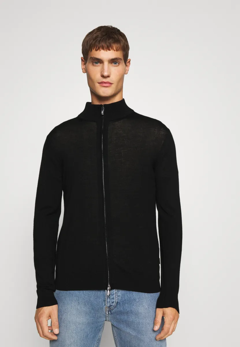 CARDIGAN - Strickjacke - nero