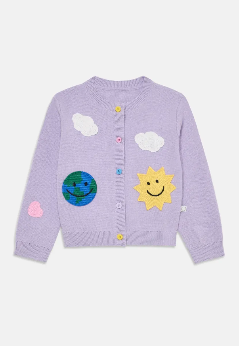 CARDIGAN UNISEX - Strickjacke - purple