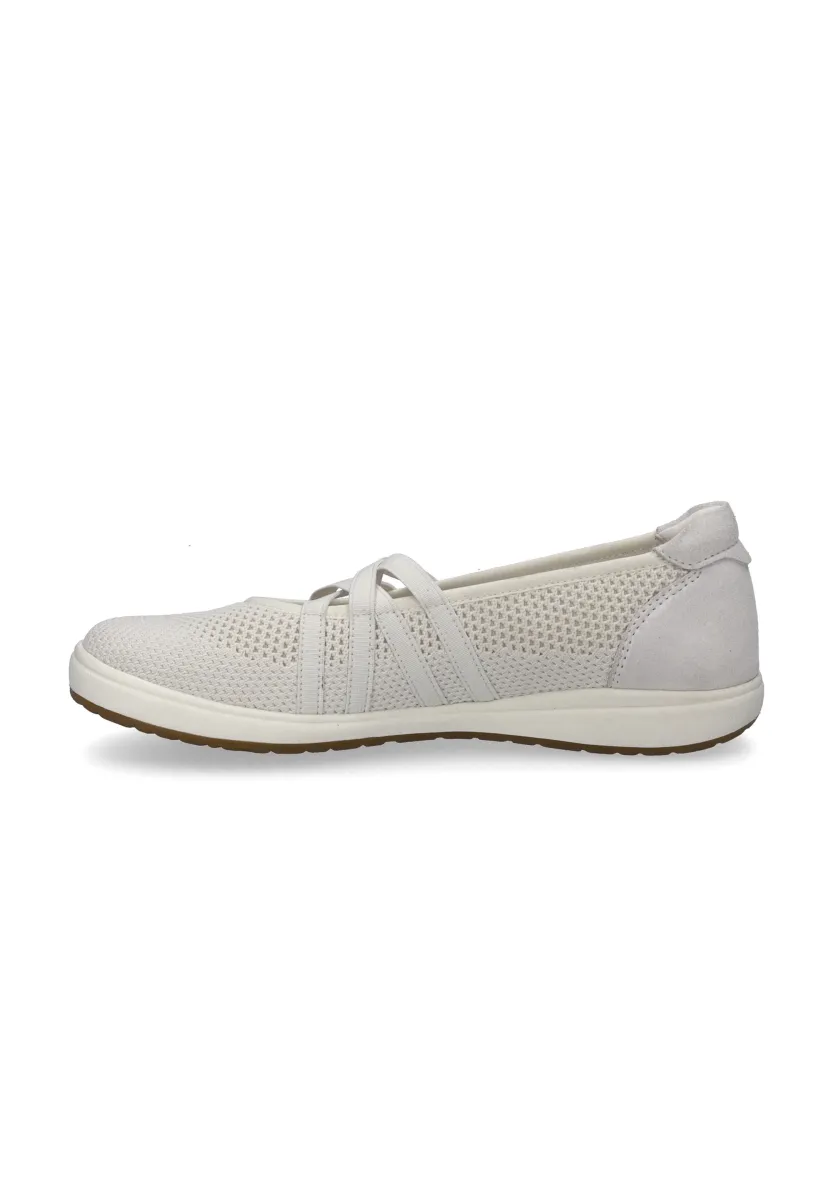CAREN - Klassischer Ballerina - weiss