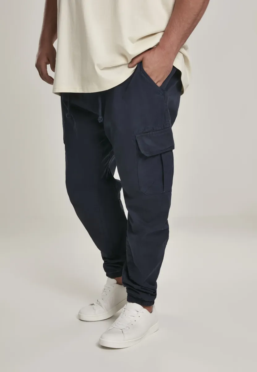 CARGO JOGGING PANTS - Cargohose - navy