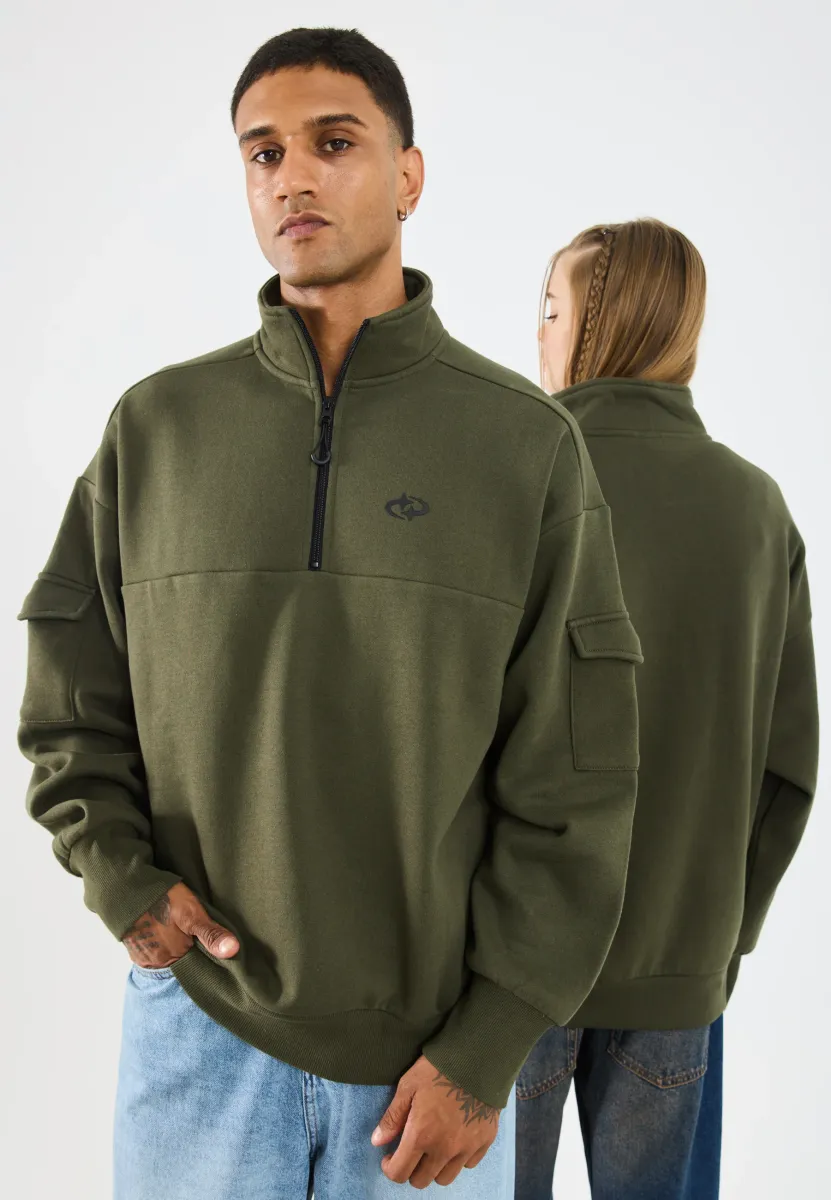 CARGO - Sweatshirt - dark green