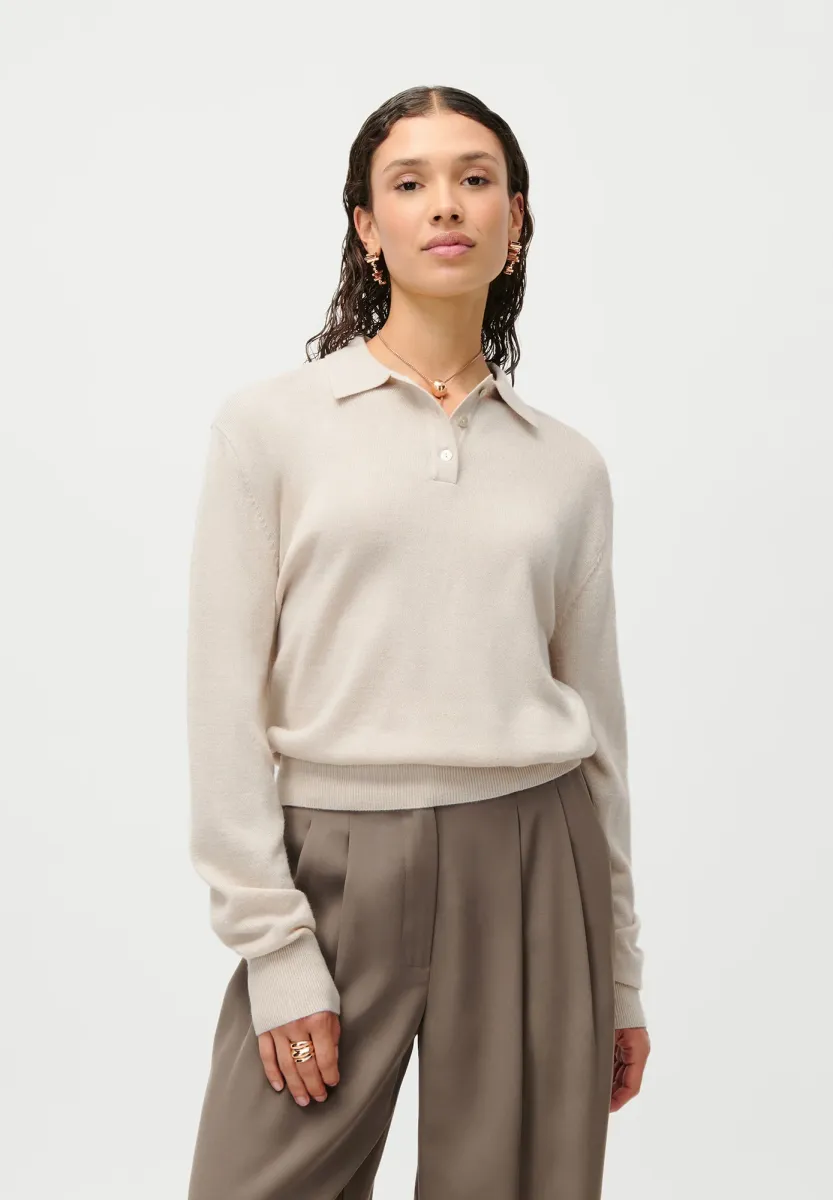 CARIN - Strickpullover - light grey